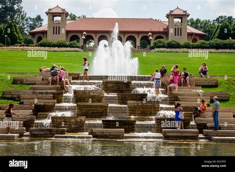 St Louis Missouri Saint Forest Park Urban Public Park Government Stock