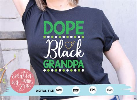 Dope Black Grandpa Svg By Creativesvgzone Thehungryjpeg