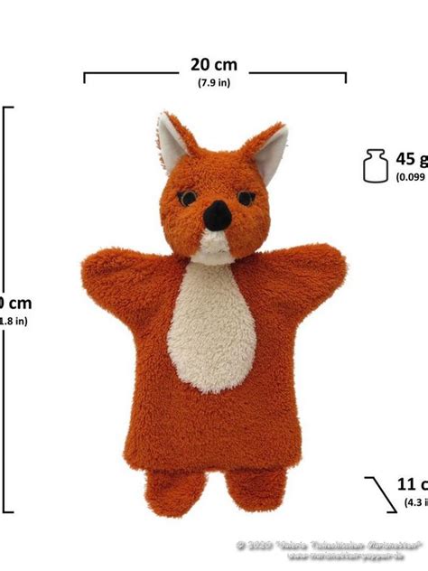 Fox Textile Hand Puppet Myb20338a Marionettes Gallery