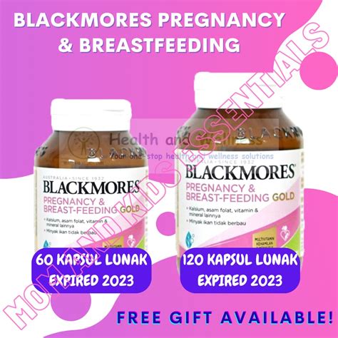 Jual BLACKMORES PREGNANCY AND BREASTFEEDING 60 120 KAPSUL LUNAK HAMIL