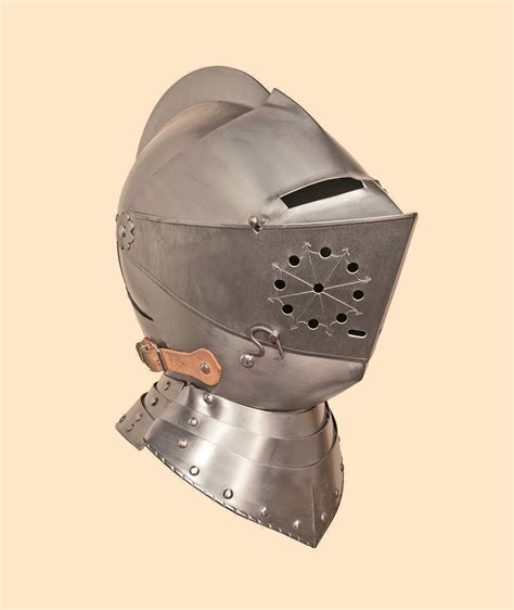 Knight Helmet - Armet: Medieval Armet helmet - buhurt helmet