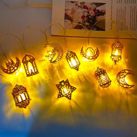 VAKKI Ramadan Eid String Light 10 LEDs Ramadan Decorations Ramadan