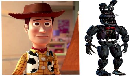 Toy Story Toys And Their Favorite Five Nights At Freddy S Animatronics