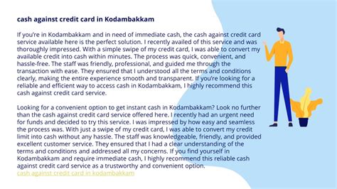 PPT Cash Against Credit Card In Kodambakkam Adyar PowerPoint