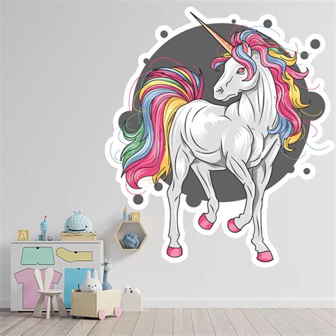 Sticker Licorne Autocollant Licorne Zonestickers