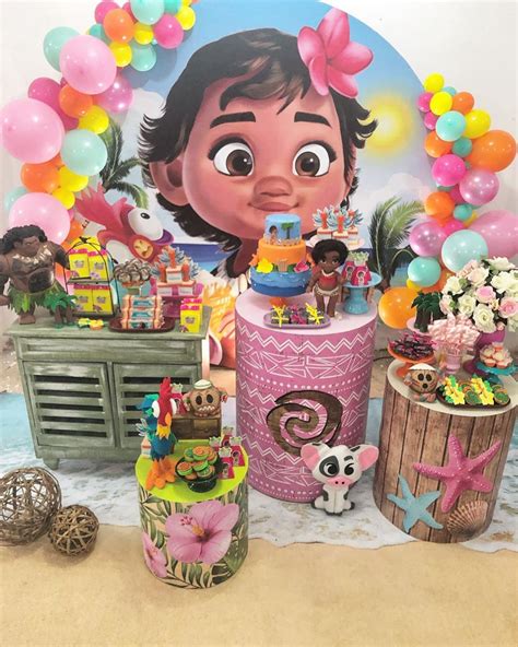 Decoração De Festa Da Moana