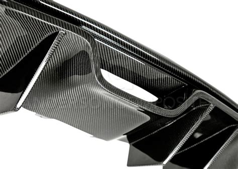 2015 2017 Ford Mustang Premium Type Ar Carbon Fiber Rear Diffuser By