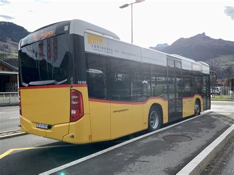 Heckansicht Des Mb C K Be Postauto Regie Aeschi Am