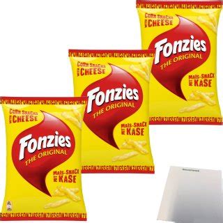 Fonzies Original Knusprige Mais Snack Mit K Se Geschmack Er Pack X