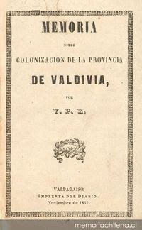 Desarrollo del proceso de colonización Memoria Chilena Biblioteca