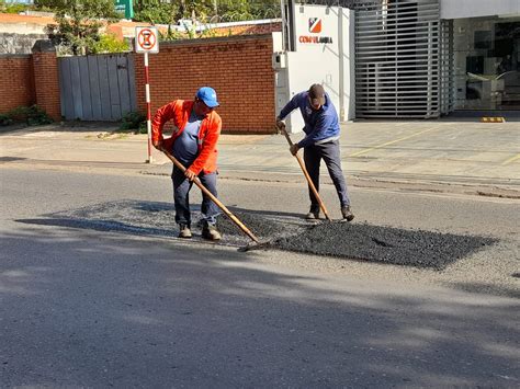 Obras Municipales Asunción on Twitter Trabajamos en simultáneo