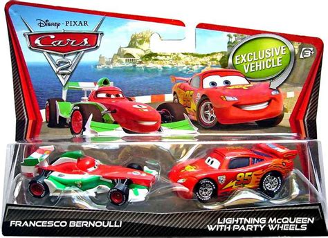 Action Figures Action Figures And Accessories Pixar Cars 2 Francesco Bernoulli Lightning Mcqueen