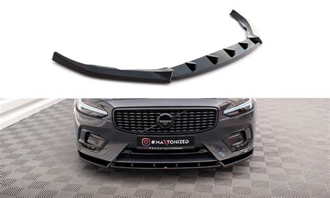 Maxton Design Front Splitter Volvo V90 S90 R Design Mk2 Royal