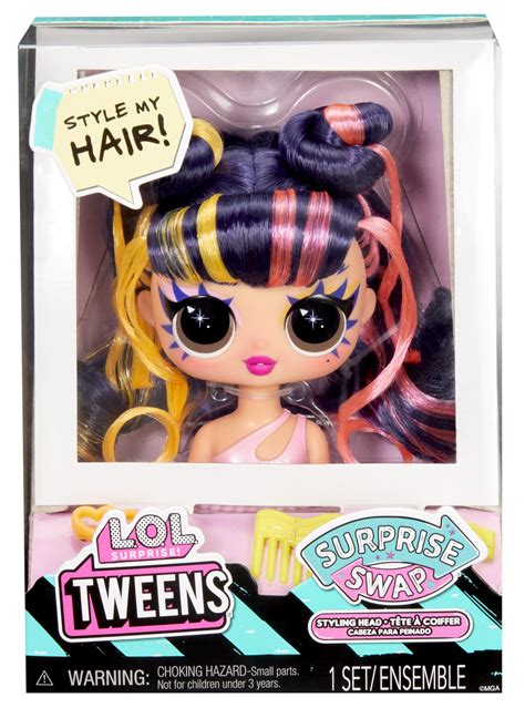 L.O.L. Surprise! Swap Mini Tweens česací hlava - MGA