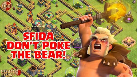 Sfida Non Svegliare Lorso Che Dorme Clash Of Clans E Youtube