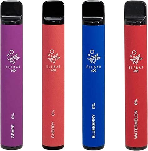 Vape Blue Elf Bar Disposable Vape Puffs Zero Nicotine Pack Of