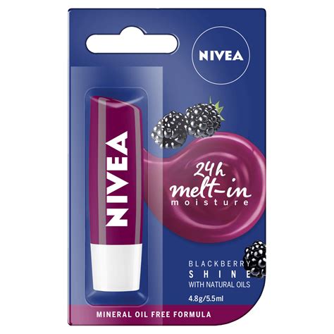 Buy Nivea Lip Care Blackberry Shine 48g Wizard Pharmacy