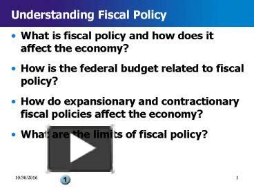 Ppt Understanding Fiscal Policy Powerpoint Presentation Free To