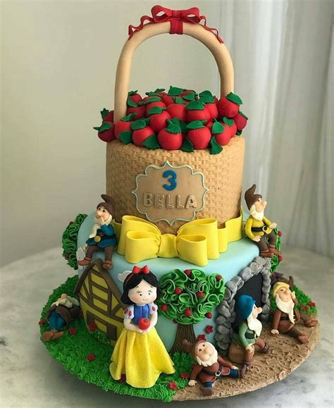 Snow White Cake Torta Blancanieves Y Los 7 Enanos Torta Blancanieves