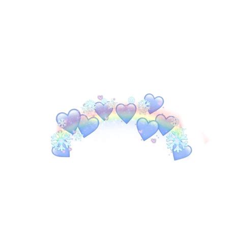 Heartcrown Blue Pastelblue Pastel Rainbow Crown Crownheart