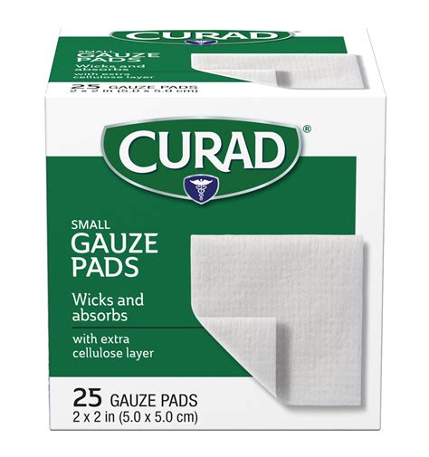 Small Gauze Pads 2 X 2 25 Count Curad Bandages Official Site