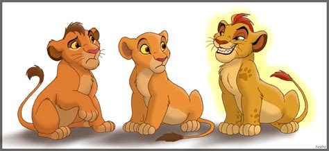 Kopa, Kiara aaaand... Kion? by HydraCarina on DeviantArt