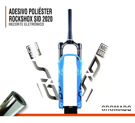 Adesivo Rock Shox Sid Ultimate Cromado Envio Gr Tis