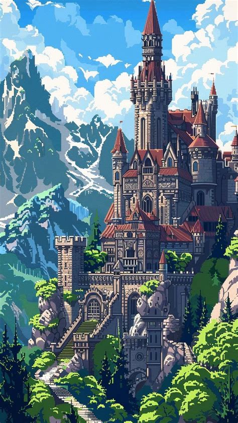 pixel art wallpapers 2024 Manzara Duvar kağıtları Duvar kağıdı