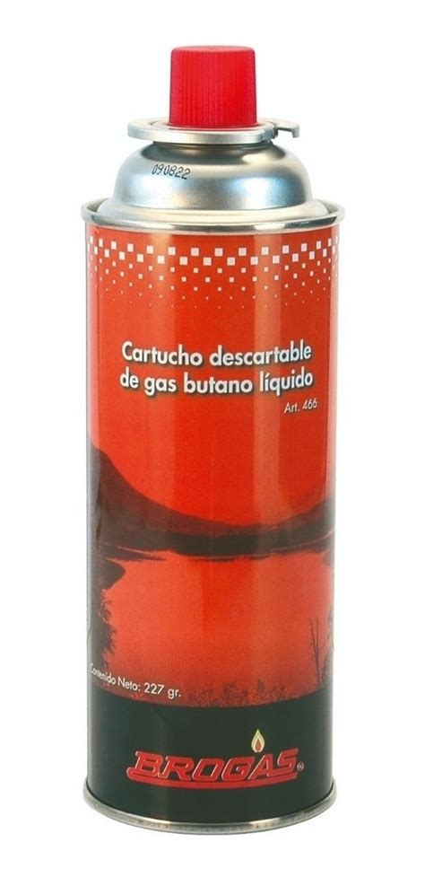 Cartucho Descartable Brogas Gas Butano Liquido 227gr Envio