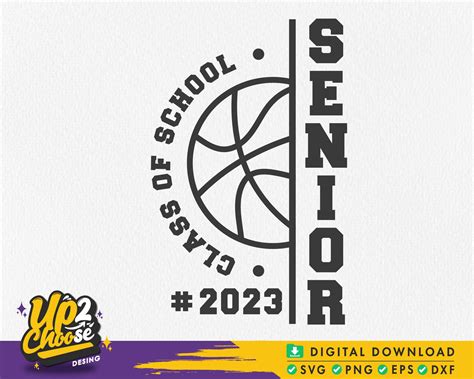 Basketball Senior 2023 Svg Senior 2023 Basketball Svg Basketball Mom