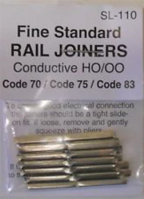 Peco Sl 110 Ho Code 837570 Conductive Rail Joiner 24 Pack