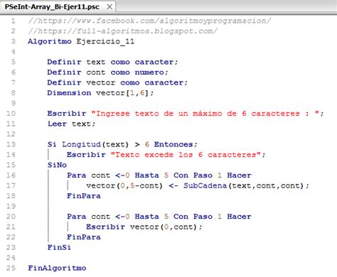 Pseint Arrays Vectores Ejercicio 11 CÓdigos Hot Sex Picture