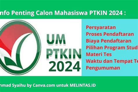 Pendaftaran Perguruan Tinggi Keagamaan Negeri PTKIN Panduan