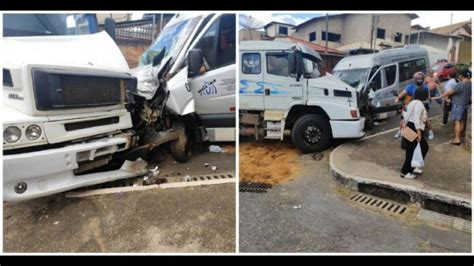 Itabirito Van Perde Freio E Bate Em Carreta No Capanema Veja Fotos E