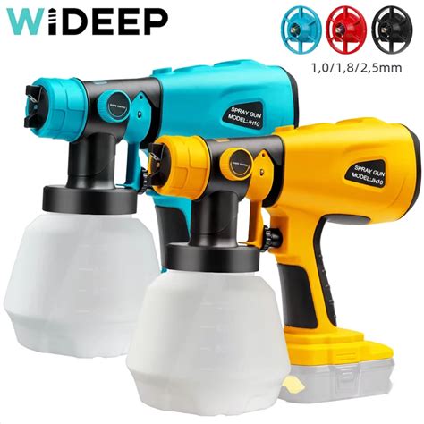 W Electric Cordless Spray Gun Hvlp Paint Sprayer For Makita V