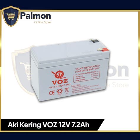 Jual Aki 12V 7 2 Ah VOZ Aki Kering 12V 7Ah Aki Baterai UPS 12V 7 2 Ah