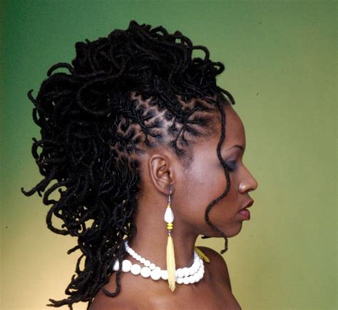 Melanie Curly Loc Mohawk Dreads Styles Mohawk Styles Dreadlock Styles Braid Styles Short