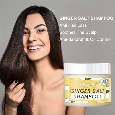 Hair Growth Shampoo Ginger Scalp Care Shampoo Dandruff Shampoo Sea