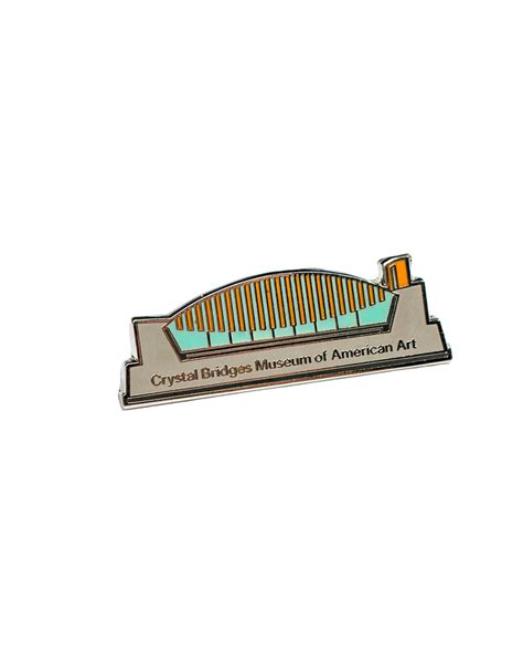 Crystal Bridges Enamel Pin Crystal Bridges And The Momentary