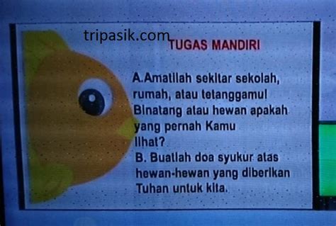 Tugas Sbo Tv Januari Kelas Dan Sd Jawaban Soal