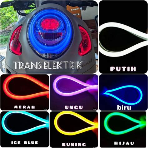 LAMPU ALIS LED DRL FLEX 30Cm MOTOR MOBIL 1 PIC NO BINTIK Lazada