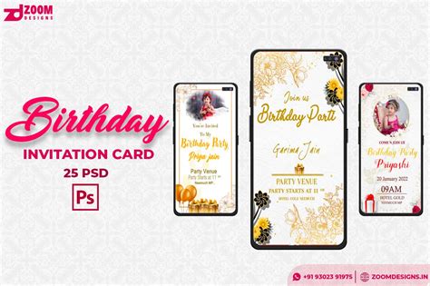 Download Birthday Invitation Card Template Psd Online