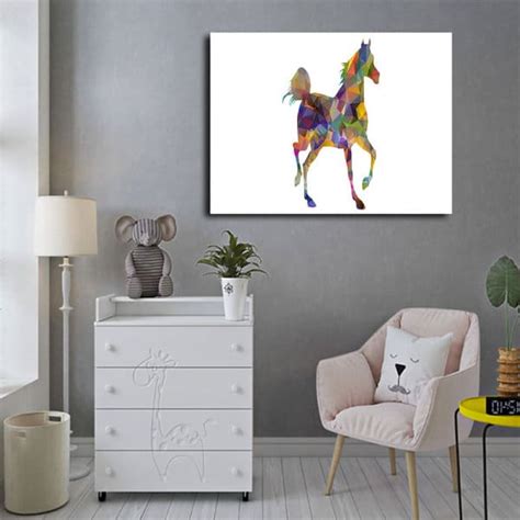 Tableau Cheval Pop Art Royaume Du Tableau