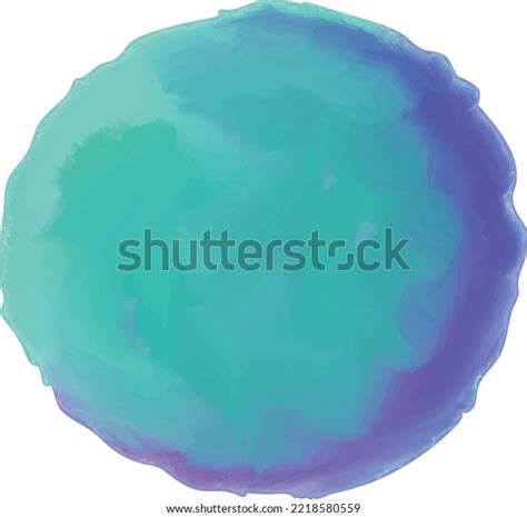 Watercolor Brush Splash Stain Stock Vector Royalty Free