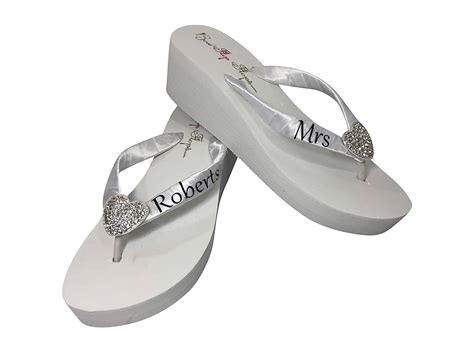 Personalized Wedding Flip Flops Atelier Yuwa Ciao Jp