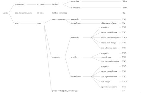 Diagramma Ad Albero Che Sintetizza Le Caratteristiche Morfologiche Su