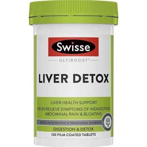 Viên uống giải độc gan và bổ gan Swisse Liver Detox 120 viên