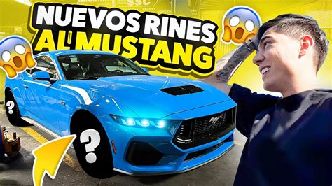 NUEVOS RINES A MI MUSTANG 2024 SE VE INCREÍBLE ManuelRivera11 YouTube