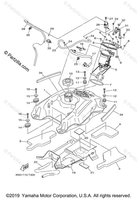 Yamaha Kodiak 450 Parts Diagram