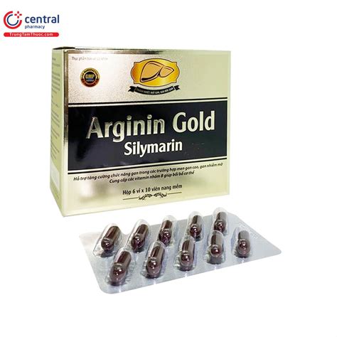 Thuốc bổ gan Arginin Gold Silymarin Đại Uy Tăng cường chức năng gan